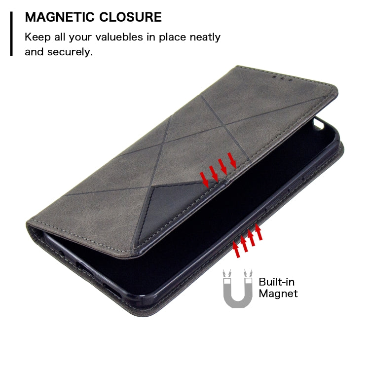 For Nokia 2.3 Rhombus Texture Horizontal Flip Magnetic Leather Case with Holder & Card Slots & Wallet