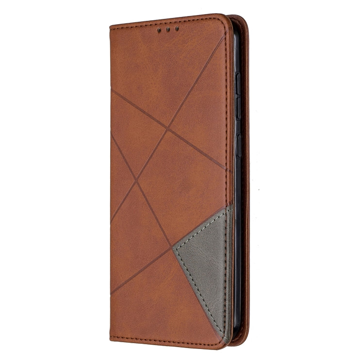For Nokia 2.3 Rhombus Texture Horizontal Flip Magnetic Leather Case with Holder & Card Slots & Wallet
