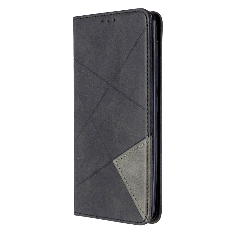 For Galaxy A70e Rhombus Texture Horizontal Flip Magnetic Leather Case with Holder & Card Slots & Wallet