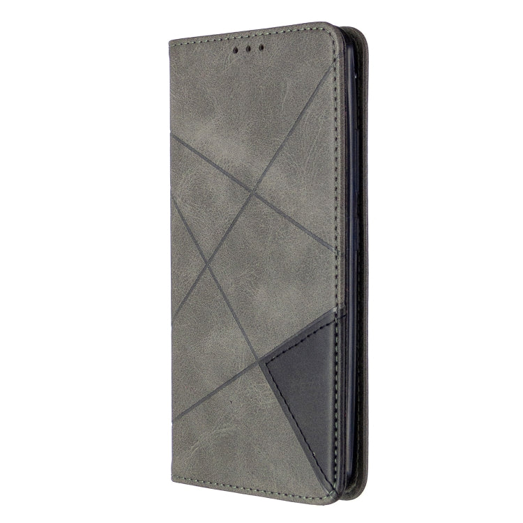 For Galaxy A70e Rhombus Texture Horizontal Flip Magnetic Leather Case with Holder & Card Slots & Wallet