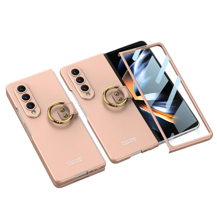 For Samsung Galaxy Z Fold4 GKK Integrated Ultra-thin Full Coverage Phone Case with Ring