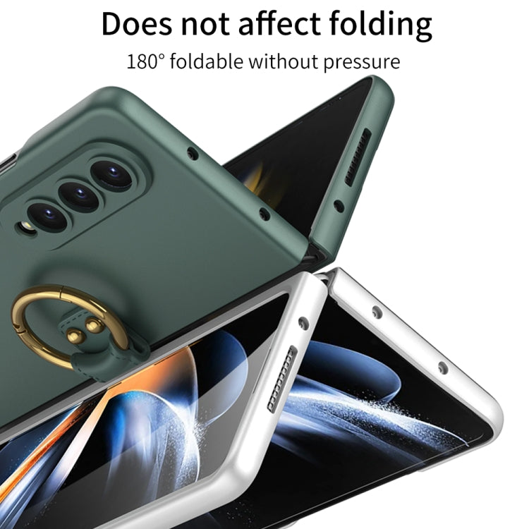 For Samsung Galaxy Z Fold4 GKK Integrated Ultra-thin Full Coverage Phone Case with Ring