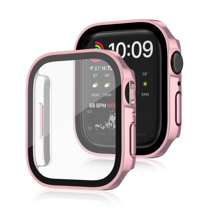 Life Waterproof 2 in 1 PC Frame + Tempered Glass Protective Case For Apple Watch Series 6 / 5 / 4 / SE 44mm