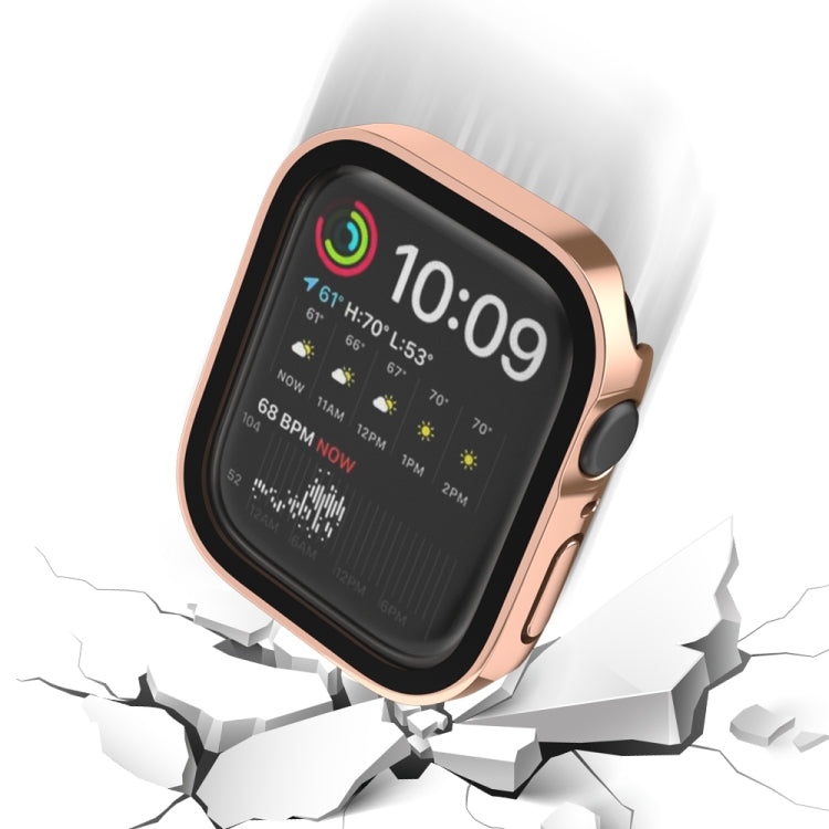 Life Waterproof 2 in 1 PC Frame + Tempered Glass Protective Case For Apple Watch Series 6 / 5 / 4 / SE 40mm