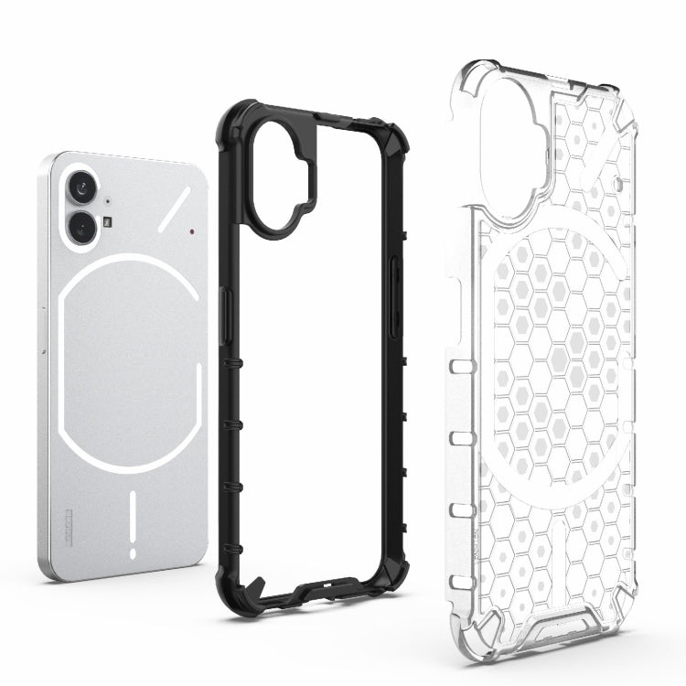 For Nothing Phone 1 Shockproof Honeycomb PC + TPU Protective Phone Case