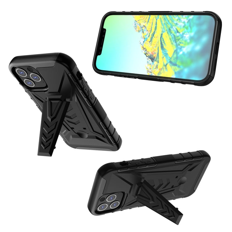 For iPhone 11 Back Belt Clip Phone Case (Black)