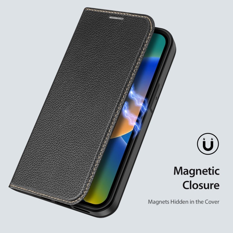 For iPhone 14 Pro Max DUX DUCIS Skin X2 Series Horizontal Flip Leather Phone Case