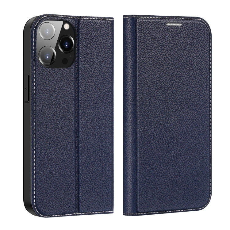 For iPhone 14 Pro Max DUX DUCIS Skin X2 Series Horizontal Flip Leather Phone Case