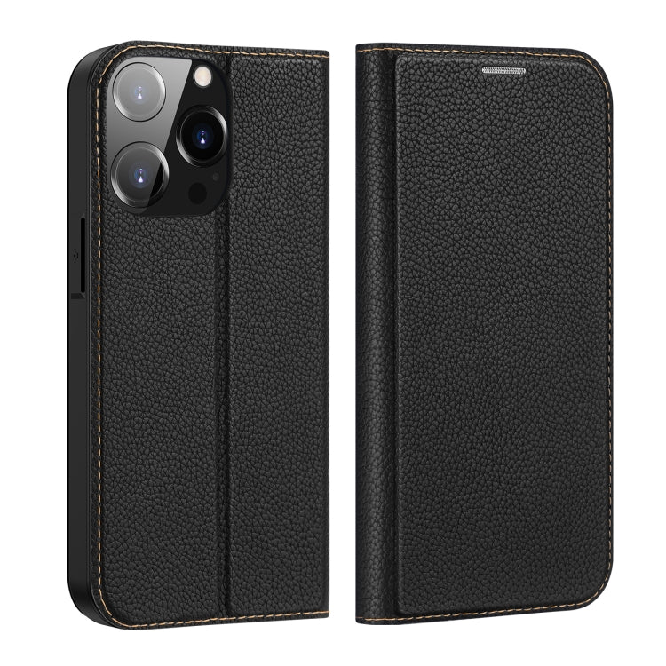 For iPhone 14 Pro DUX DUCIS Skin X2 Series Horizontal Flip Leather Phone Case