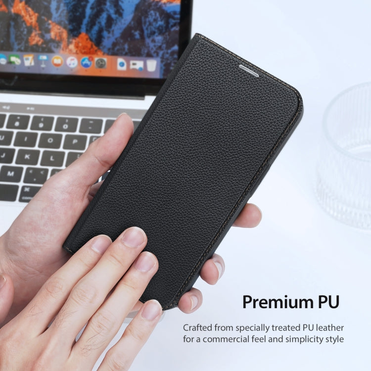 For iPhone 14 Plus DUX DUCIS Skin X2 Series Horizontal Flip Leather Phone Case