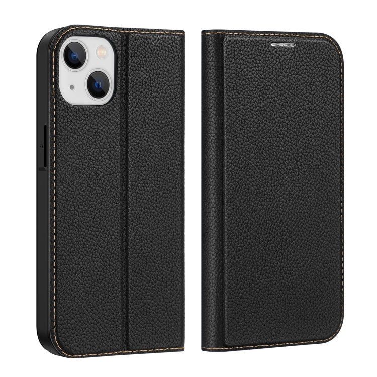 For iPhone 14 / 13 DUX DUCIS Skin X2 Series Horizontal Flip Leather Phone Case
