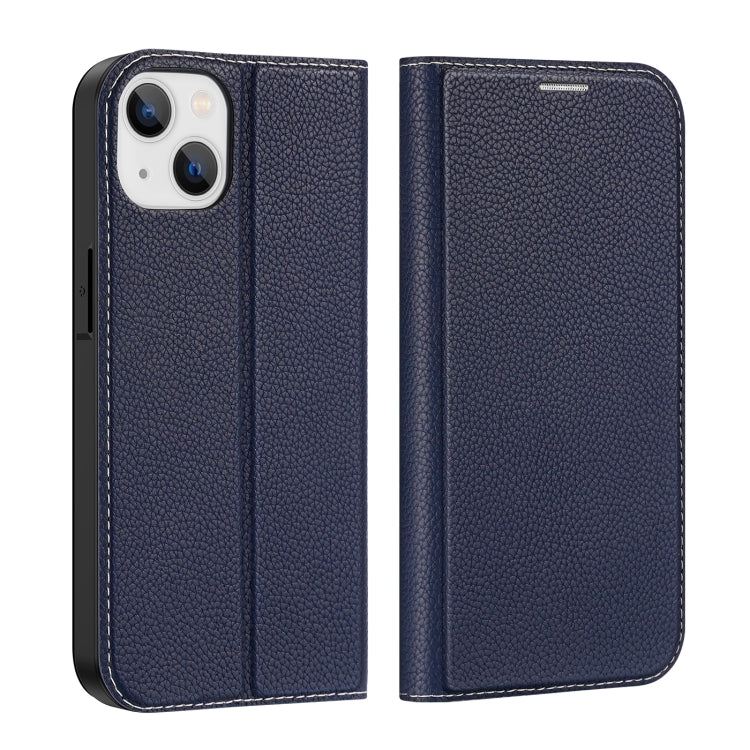 For iPhone 14 / 13 DUX DUCIS Skin X2 Series Horizontal Flip Leather Phone Case