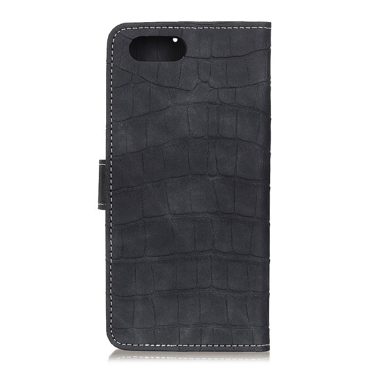 For iPhone SE 2022 / SE 2020 Crocodile Texture Horizontal Flip Leather Case with Holder & Card Slots & Wallet