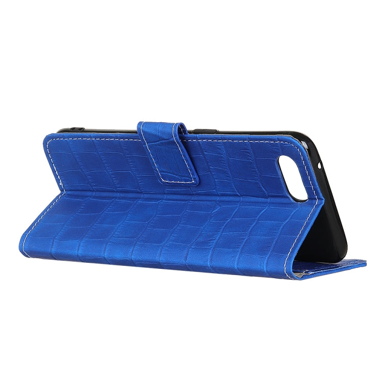 For iPhone SE 2022 / SE 2020 Crocodile Texture Horizontal Flip Leather Case with Holder & Card Slots & Wallet