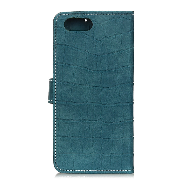 For iPhone SE 2022 / SE 2020 Crocodile Texture Horizontal Flip Leather Case with Holder & Card Slots & Wallet