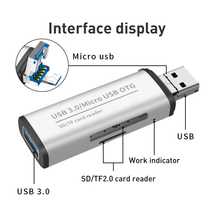 ADS-102 USB Multi-function OTG Card Reader