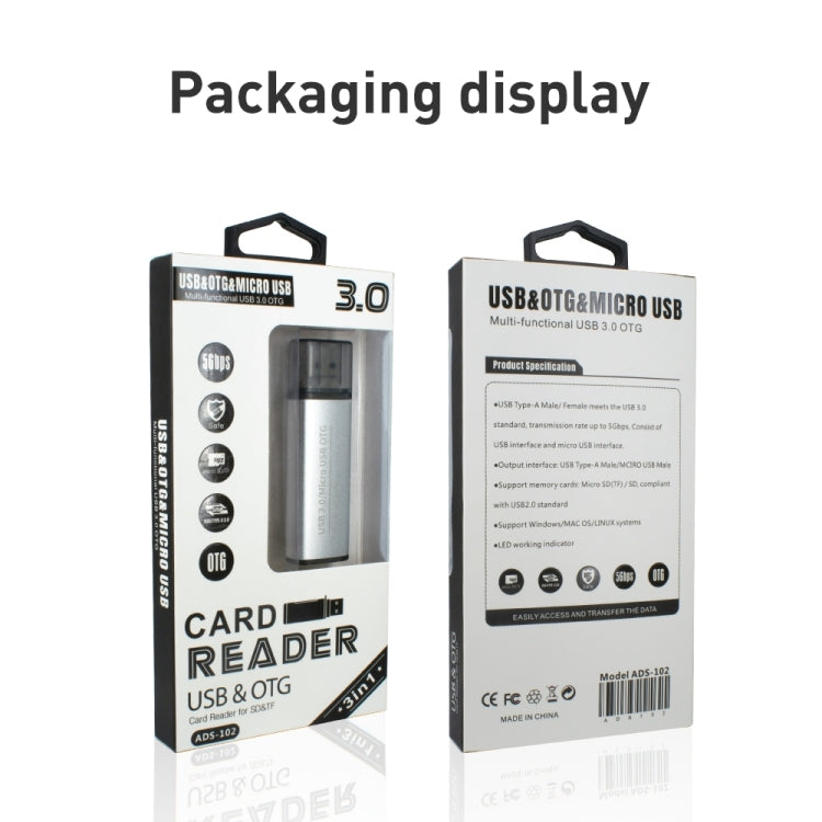 ADS-102 USB Multi-function OTG Card Reader
