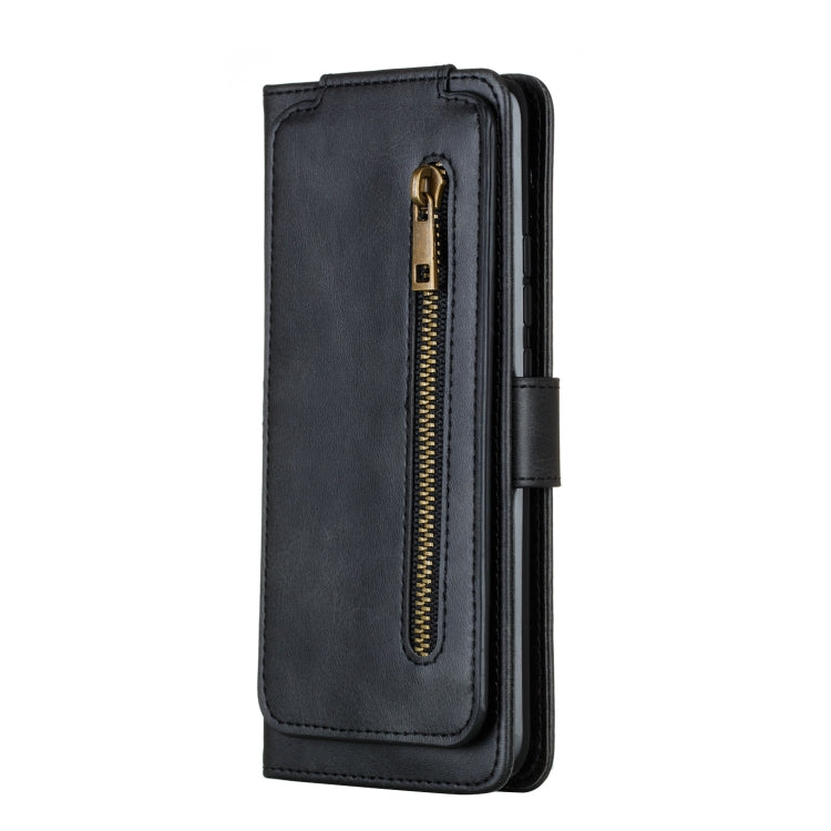 For Huawei Mate 20 Pro Nine Card Zipper Bag Horizontal Flip Leather Case With Holder & Card Slots & Frame