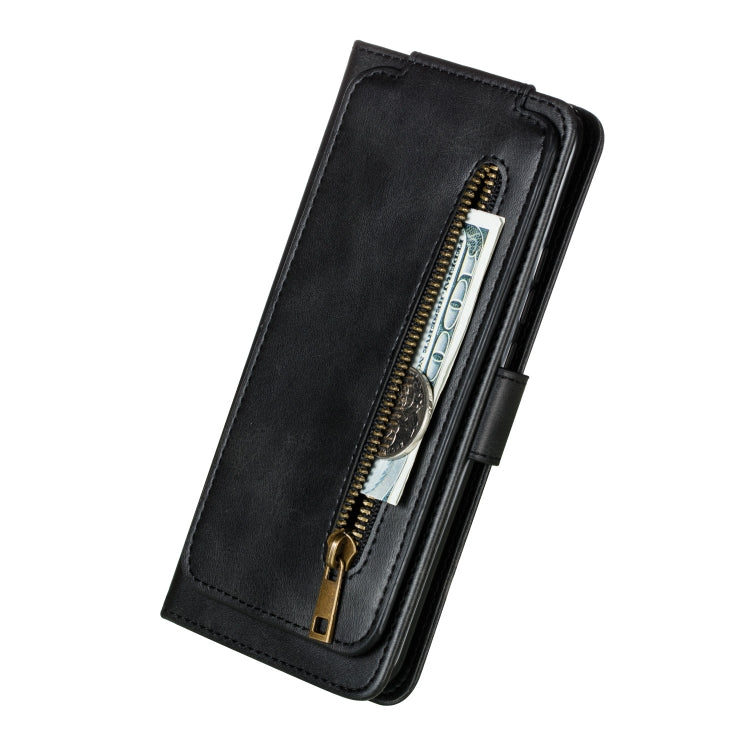 For Huawei Mate 20 Pro Nine Card Zipper Bag Horizontal Flip Leather Case With Holder & Card Slots & Frame
