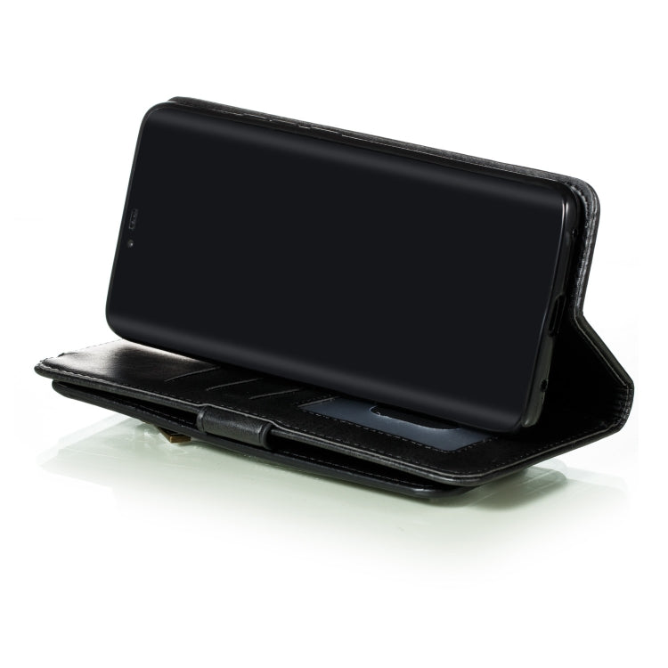 For Huawei Mate 20 Pro Nine Card Zipper Bag Horizontal Flip Leather Case With Holder & Card Slots & Frame