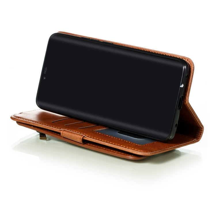 For Huawei Mate 20 Pro Nine Card Zipper Bag Horizontal Flip Leather Case With Holder & Card Slots & Frame