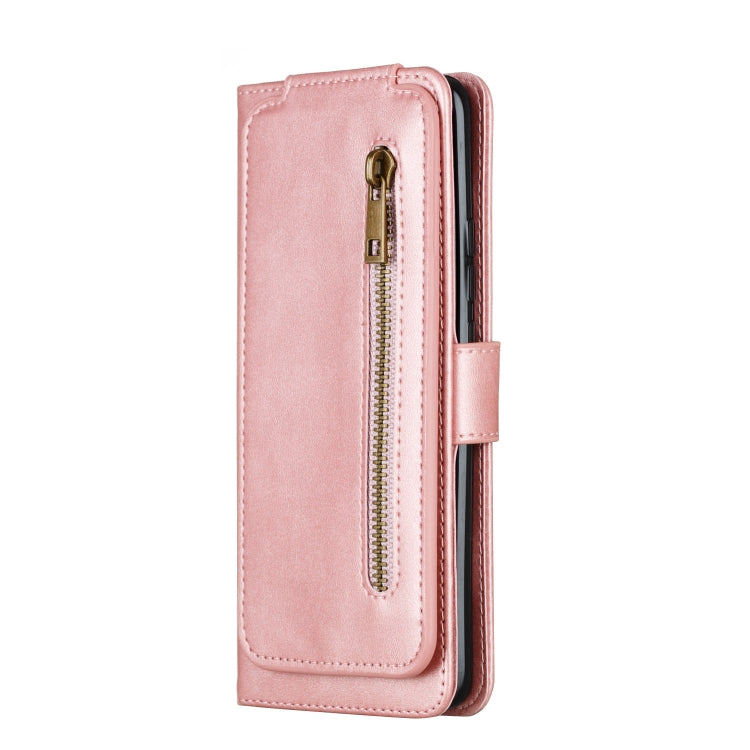 For Huawei Mate 20 Pro Nine Card Zipper Bag Horizontal Flip Leather Case With Holder & Card Slots & Frame