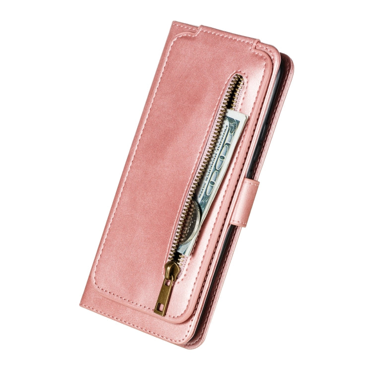 For Huawei Mate 20 Pro Nine Card Zipper Bag Horizontal Flip Leather Case With Holder & Card Slots & Frame