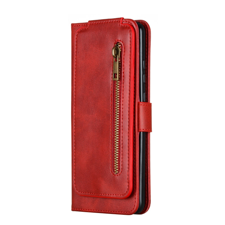 For Huawei Mate 30 Nine Card Zipper Bag Horizontal Flip Leather Case With Holder & Card Slots & Frame