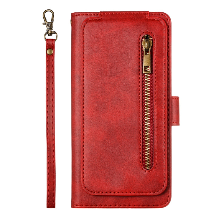 For Huawei Mate 30 Nine Card Zipper Bag Horizontal Flip Leather Case With Holder & Card Slots & Frame