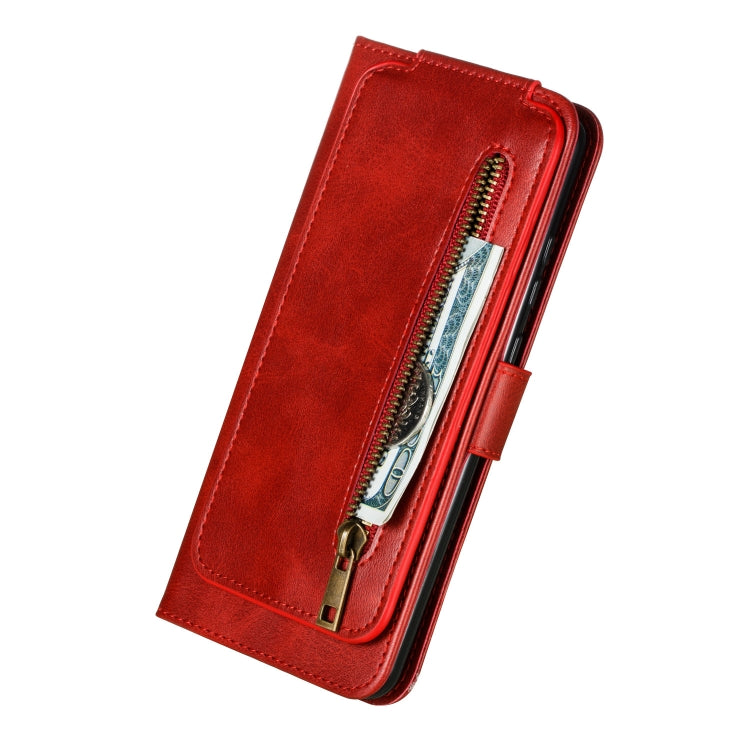 For Huawei Mate 30 Nine Card Zipper Bag Horizontal Flip Leather Case With Holder & Card Slots & Frame