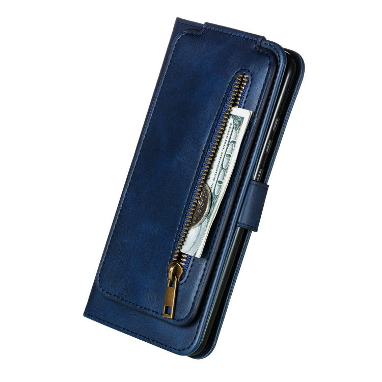 For Huawei Mate 30 Nine Card Zipper Bag Horizontal Flip Leather Case With Holder & Card Slots & Frame