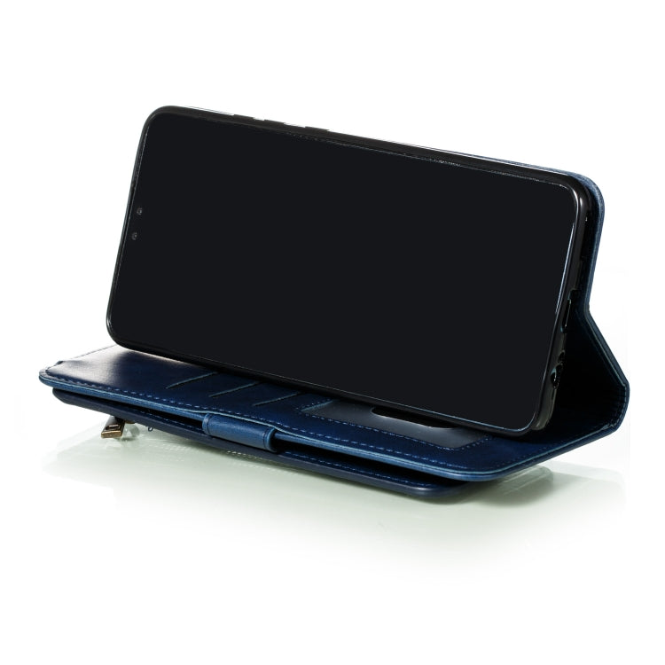 For Huawei Mate 30 Nine Card Zipper Bag Horizontal Flip Leather Case With Holder & Card Slots & Frame