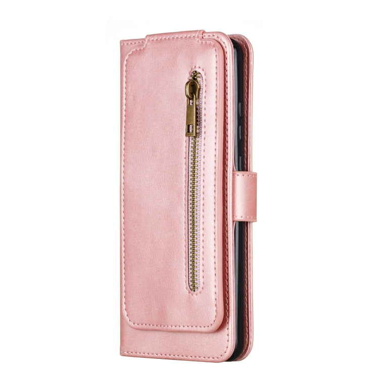 For Huawei Mate 30 Nine Card Zipper Bag Horizontal Flip Leather Case With Holder & Card Slots & Frame