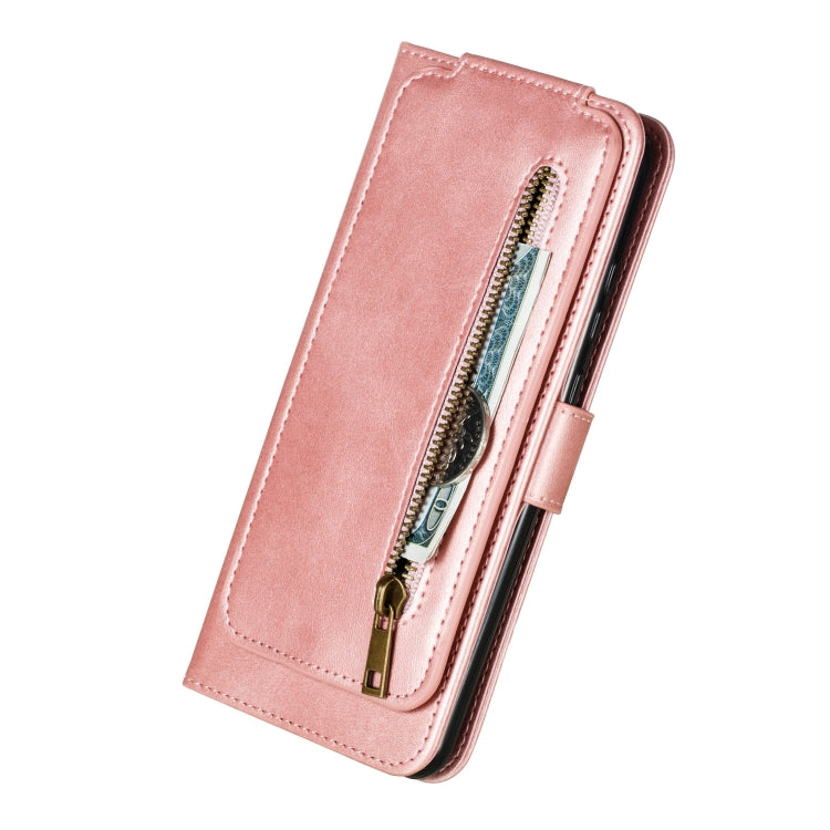 For Huawei Mate 30 Nine Card Zipper Bag Horizontal Flip Leather Case With Holder & Card Slots & Frame