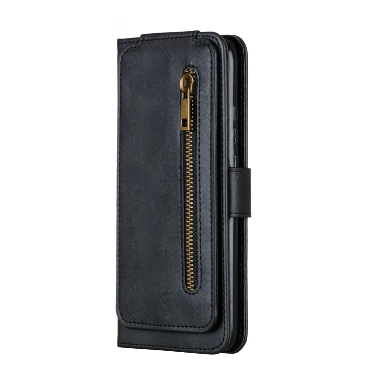 For Huawei Mate 30 Lite Nine Card Zipper Bag Horizontal Flip Leather Case With Holder & Card Slots & Frame