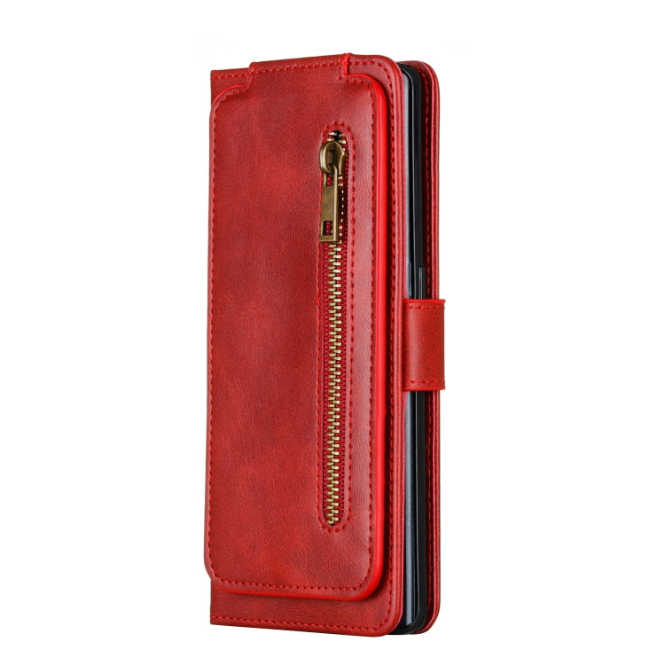 For Huawei Mate 30 Pro Nine Card Zipper Bag Horizontal Flip Leather Case With Holder & Card Slots & Frame