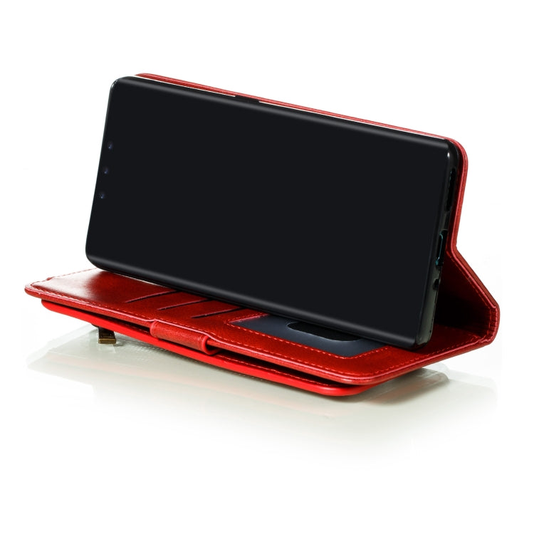 For Huawei Mate 30 Pro Nine Card Zipper Bag Horizontal Flip Leather Case With Holder & Card Slots & Frame
