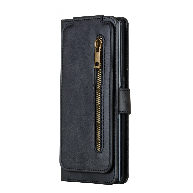 For Huawei Mate 30 Pro Nine Card Zipper Bag Horizontal Flip Leather Case With Holder & Card Slots & Frame