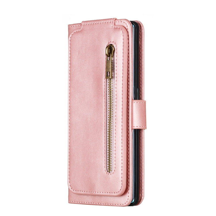For Huawei Mate 30 Pro Nine Card Zipper Bag Horizontal Flip Leather Case With Holder & Card Slots & Frame