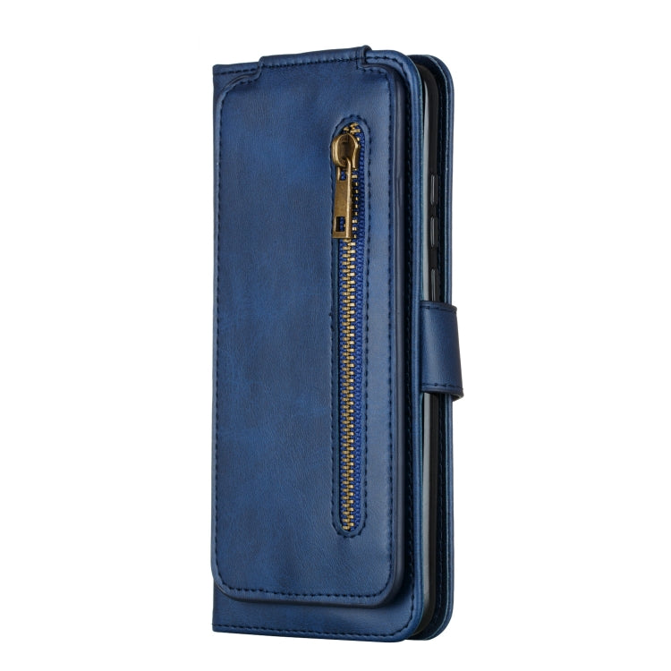 For Huawei Psmart Plus Nine Card Zipper Bag Horizontal Flip Leather Case With Holder & Card Slots & Frame