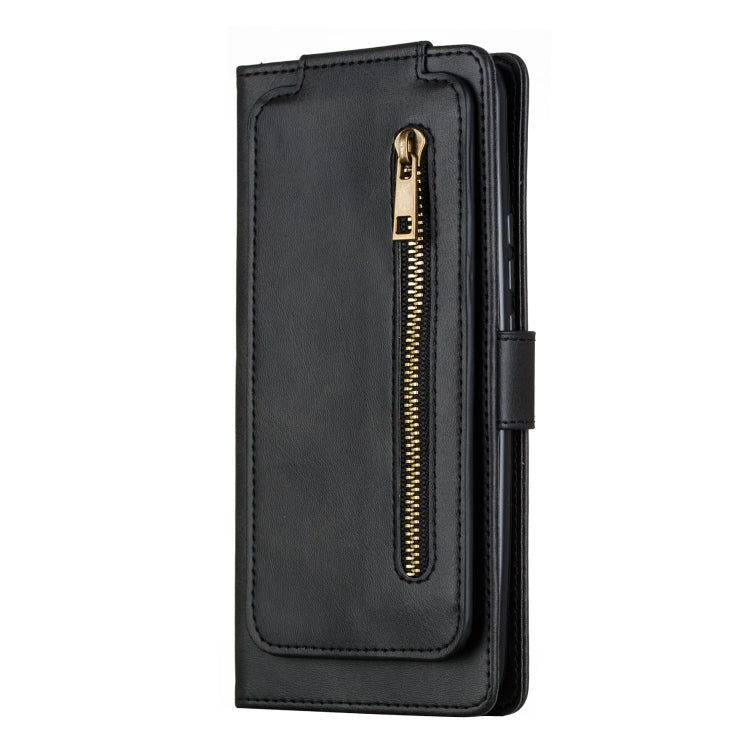 For Huawei Psmart Z Nine Card Zipper Bag Horizontal Flip Leather Case With Holder & Card Slots & Frame