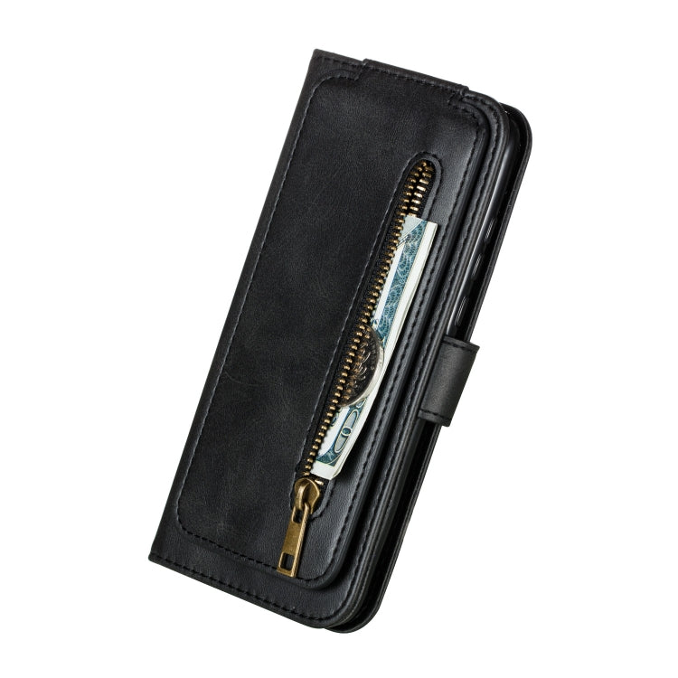 For Huawei P30 Lite Nine Card Zipper Bag Horizontal Flip Leather Case With Holder & Card Slots & Frame
