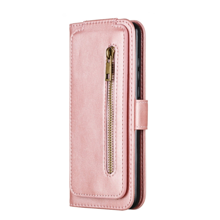 For Huawei P30 Lite Nine Card Zipper Bag Horizontal Flip Leather Case With Holder & Card Slots & Frame