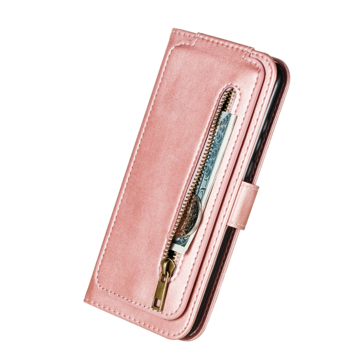 For Huawei P30 Lite Nine Card Zipper Bag Horizontal Flip Leather Case With Holder & Card Slots & Frame