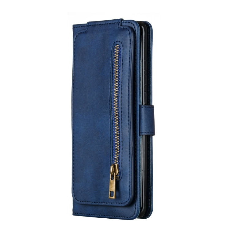For Huawei P30 Pro Nine Card Zipper Bag Horizontal Flip Leather Case With Holder & Card Slots & Frame