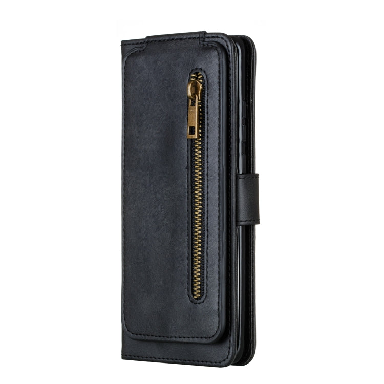 For Huawei P30 Pro Nine Card Zipper Bag Horizontal Flip Leather Case With Holder & Card Slots & Frame