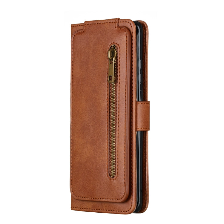 For Huawei P30 Pro Nine Card Zipper Bag Horizontal Flip Leather Case With Holder & Card Slots & Frame