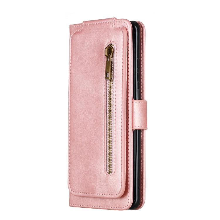 For Huawei P30 Pro Nine Card Zipper Bag Horizontal Flip Leather Case With Holder & Card Slots & Frame