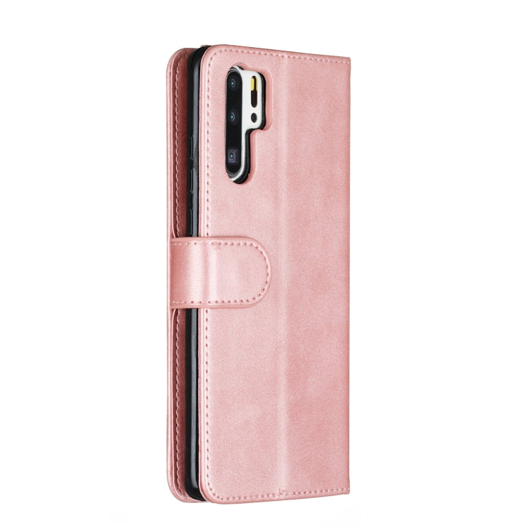 For Huawei P30 Pro Nine Card Zipper Bag Horizontal Flip Leather Case With Holder & Card Slots & Frame