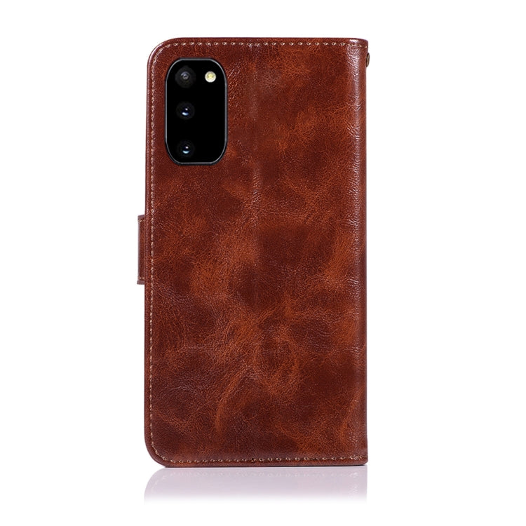 For Galaxy S20 Retro Texture Magnetic Horizontal Flip Leather Case with Holder & Card Slots & Wallet